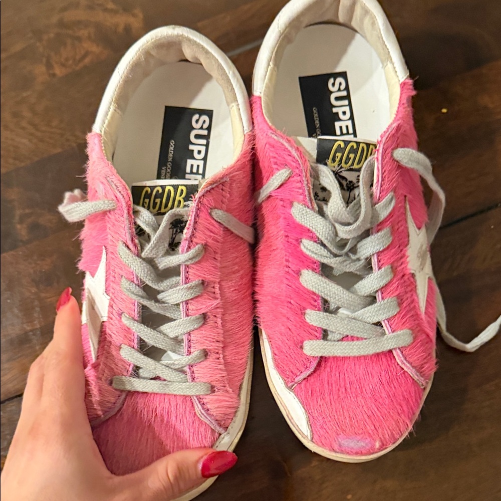 Golden Goose Pink Pony Sneakers - Picture 12 of 12